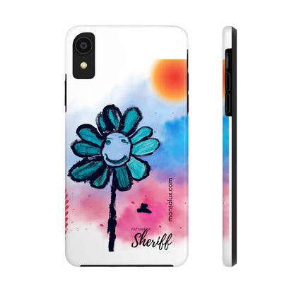 Colorful Floral Tough Phone Case - Cheerful Design by Fatuma Sheriff