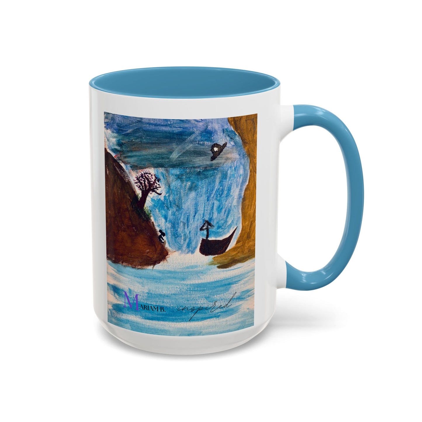 Colorful Mug for Coffee Lovers - 11, 15oz - Microwave & Dishwasher Safe