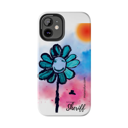 Colorful Floral Tough Phone Case - Cheerful Design by Fatuma Sheriff