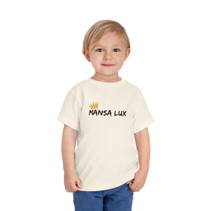 Mansa Lux Toddler Tee for Playful Days and Special Occasions