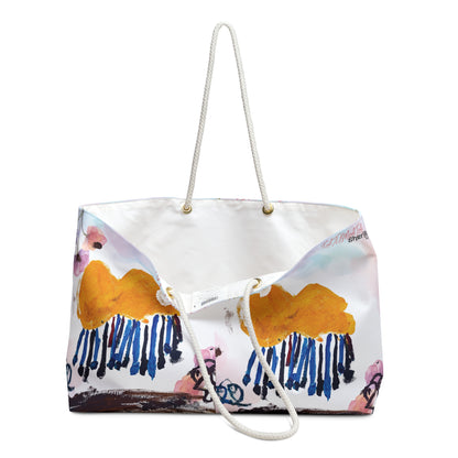 Colorful Jellyfish Art Weekend Bag - Perfect for Travel & Beach Days