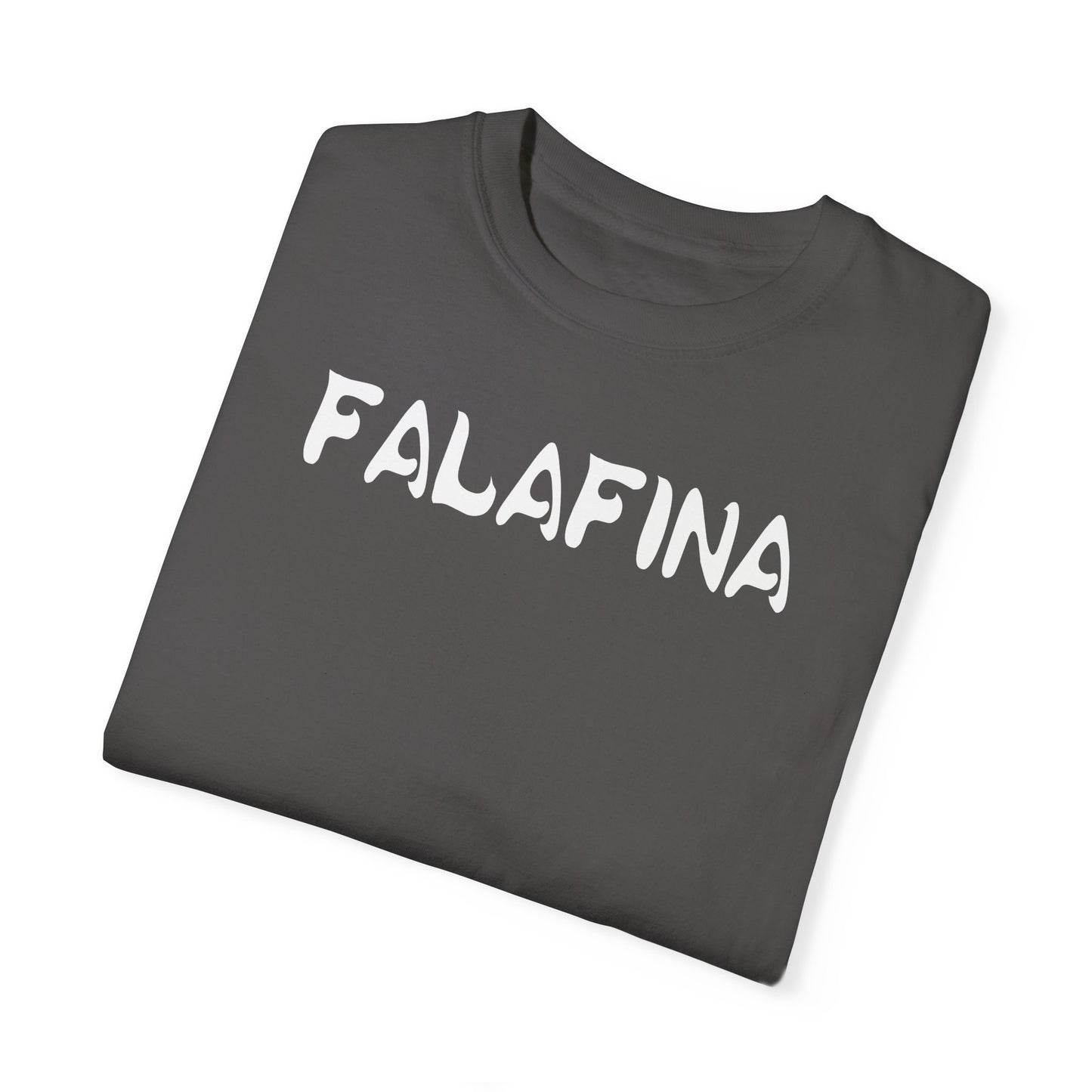 Casual Unisex T-shirt - 'FALAFINA' Graphic Tee for Everyday Comfort