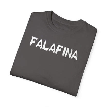 Casual Unisex T-shirt - 'FALAFINA' Graphic Tee for Everyday Comfort