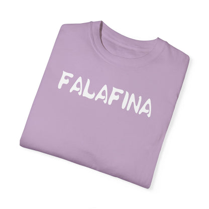 Casual Unisex T-shirt - 'FALAFINA' Graphic Tee for Everyday Comfort