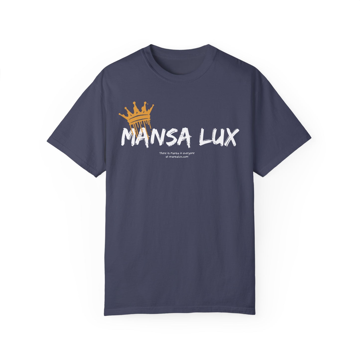 Garment-Dyed T-shirt - 'MANSA LUX' Graphic Tee for Everyday Comfort
