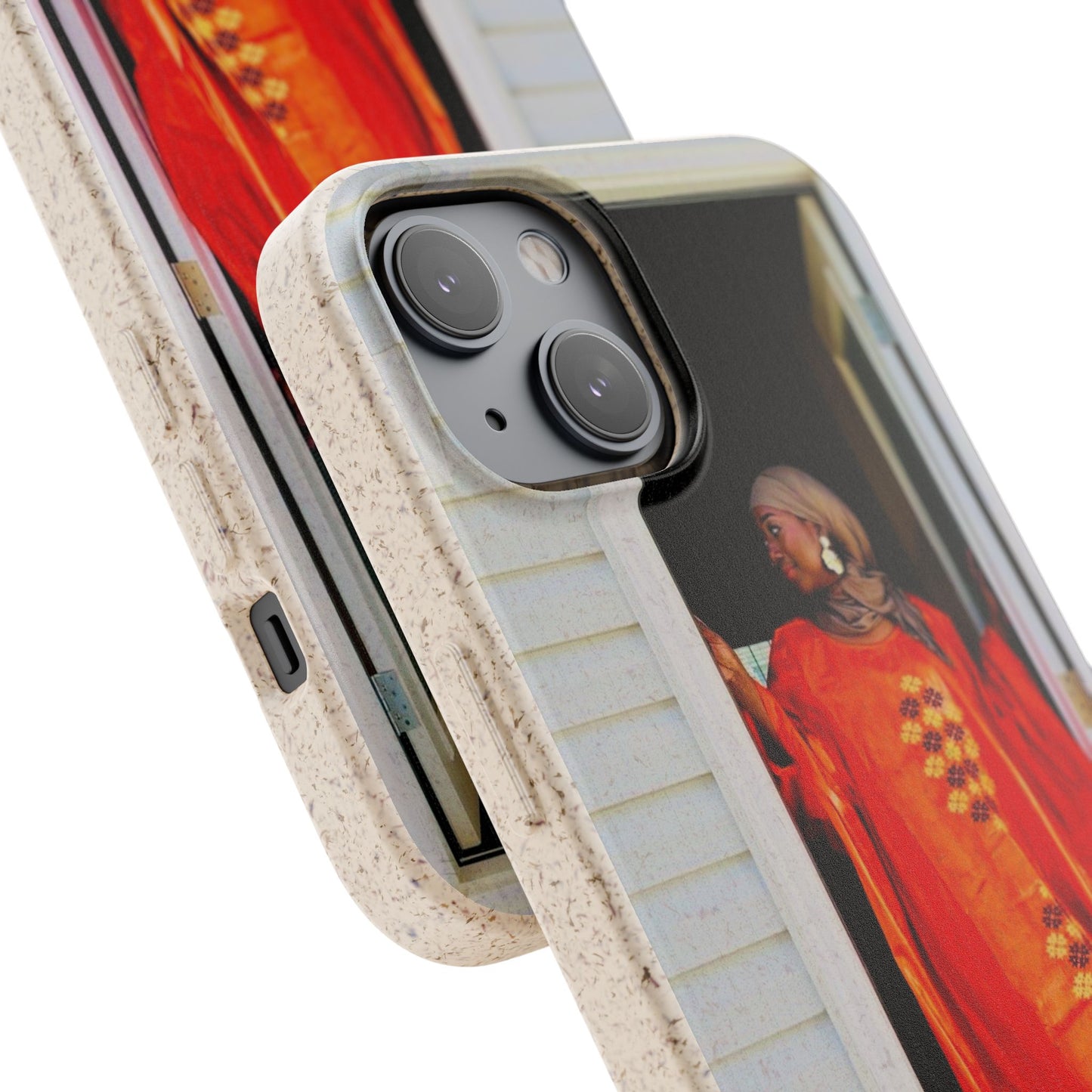 Phone Case: Eco-Friendly Biodegradable with Vibrant Cultural Design