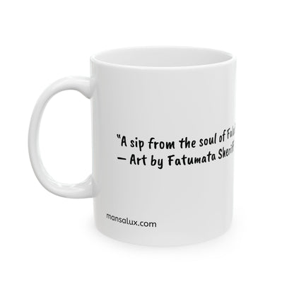 Mug - 'A sip from the soul of Falafina' by Fatumata Sheriff