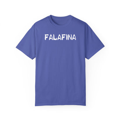 Casual Unisex T-shirt - 'FALAFINA' Graphic Tee for Everyday Comfort