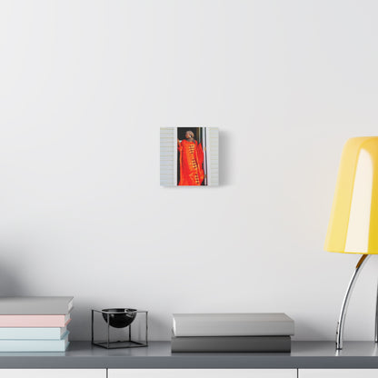 Vibrant Canvas Art Print - “ Mousso” Cultural Elegance for Home Décor