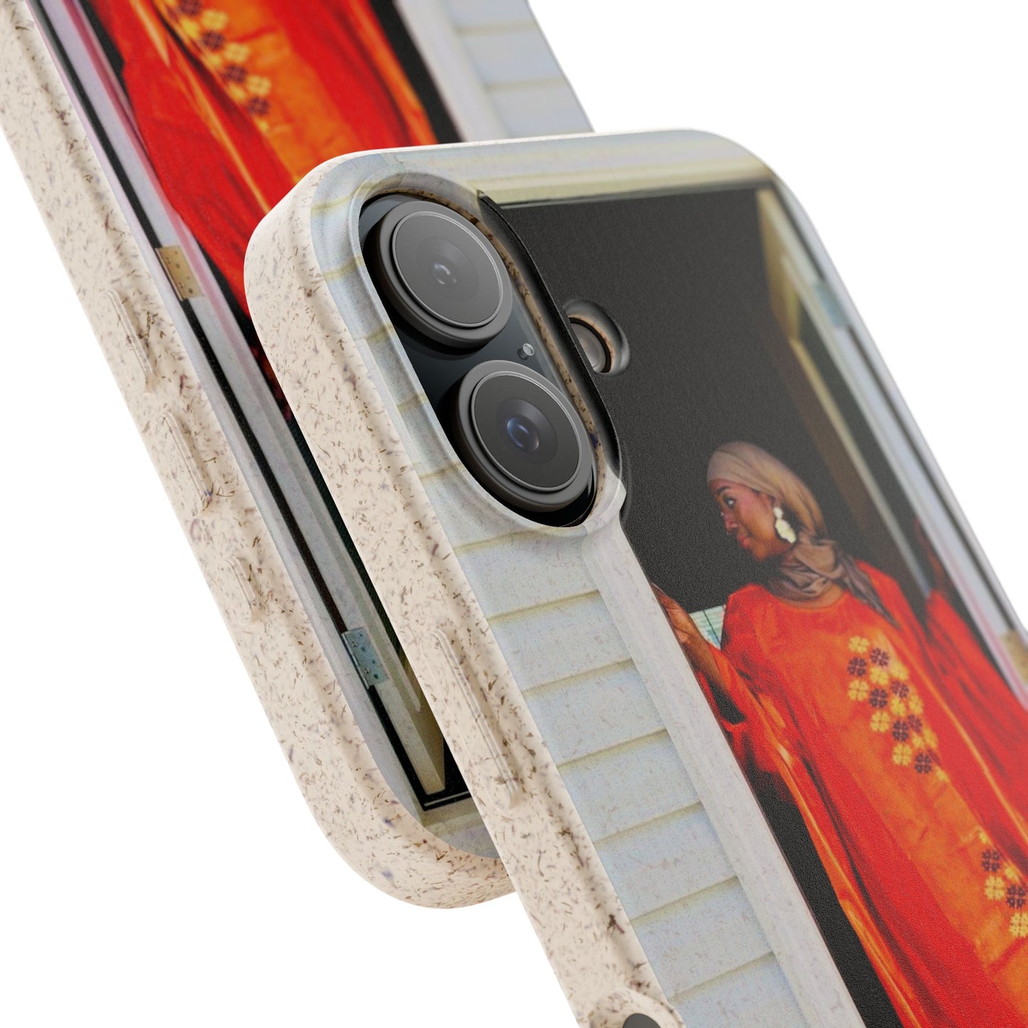 Phone Case: Eco-Friendly Biodegradable with Vibrant Cultural Design