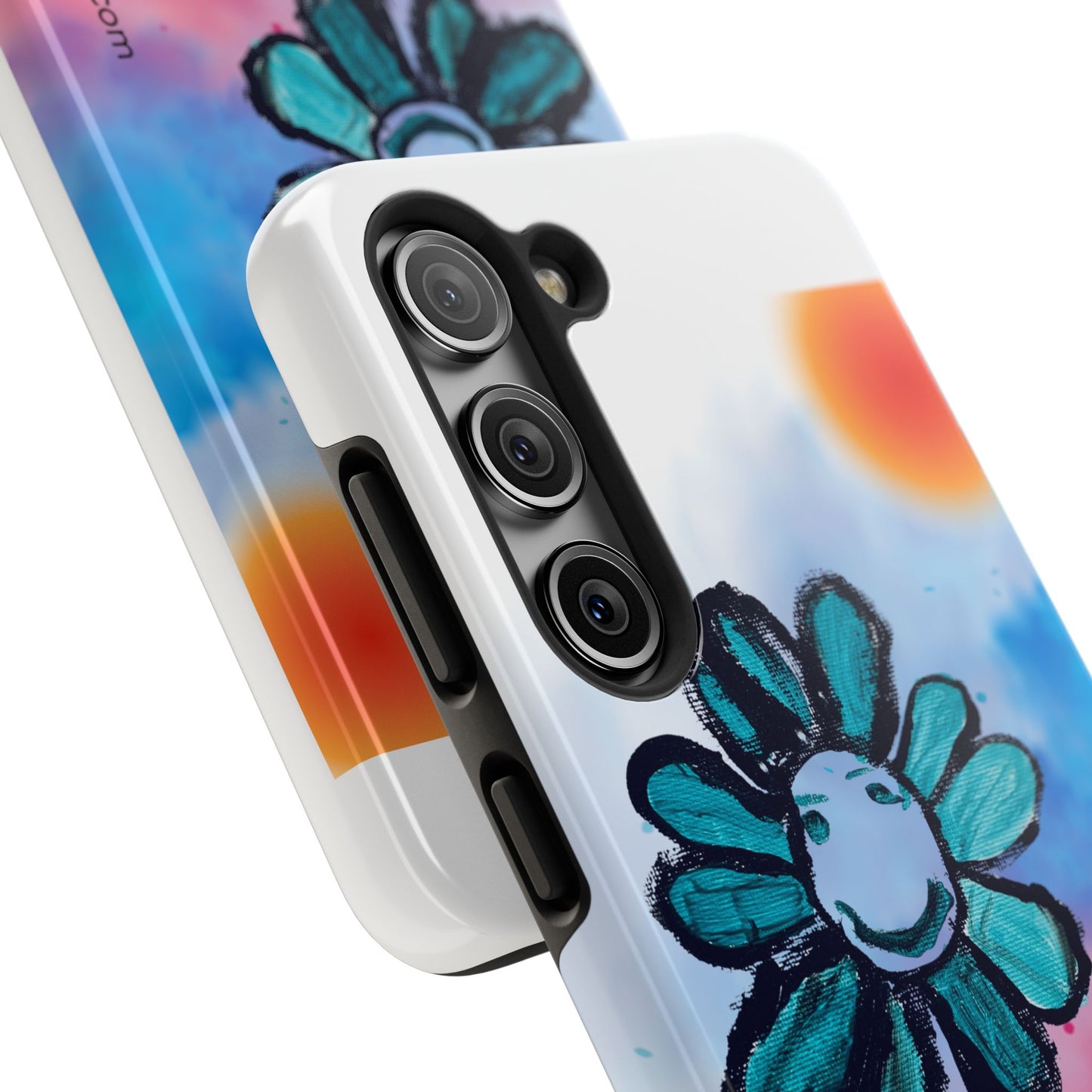 Colorful Floral Tough Phone Case - Cheerful Design by Fatuma Sheriff