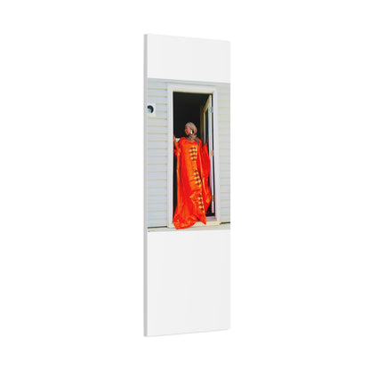 Vibrant Canvas Art Print - “ Mousso” Cultural Elegance for Home Décor