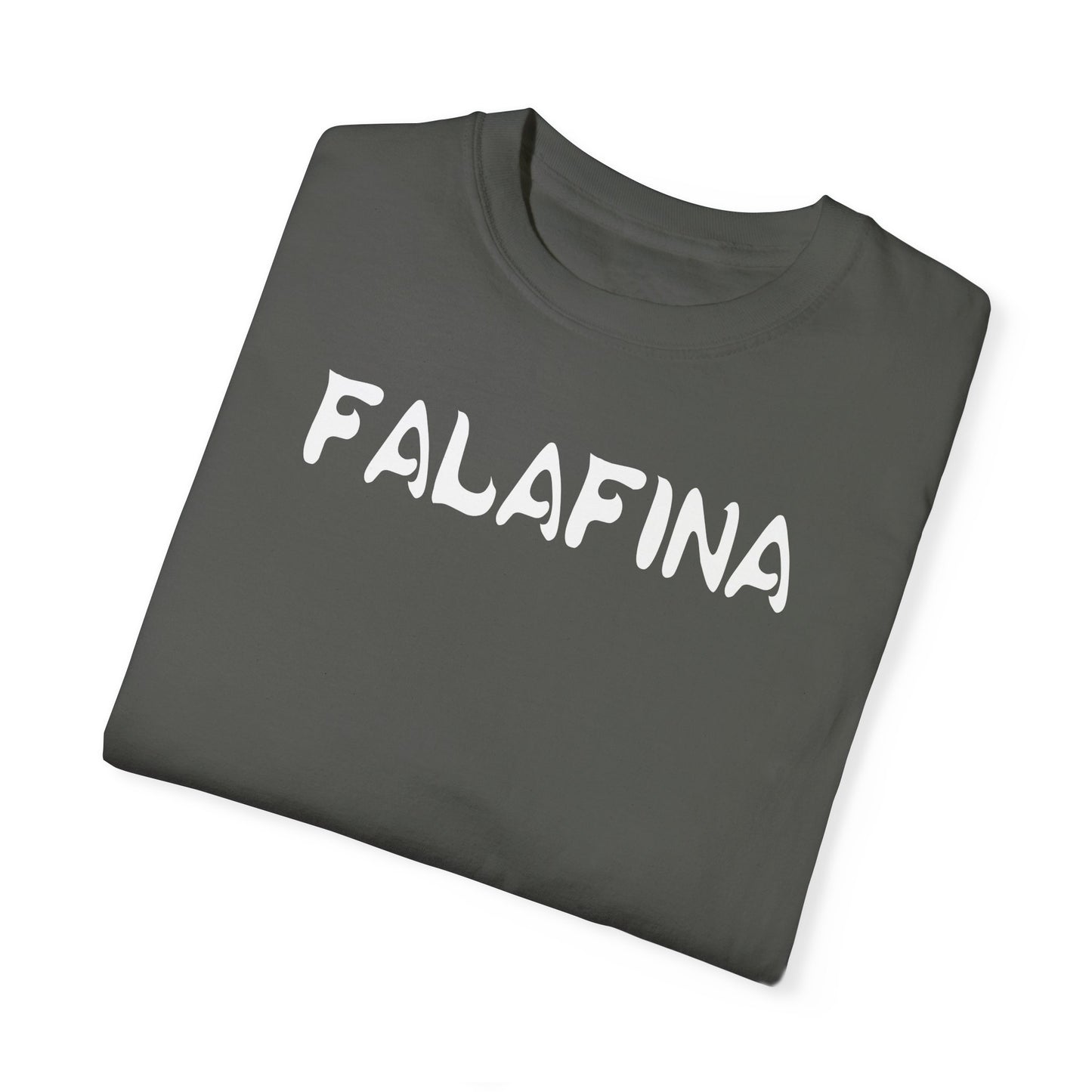 Casual Unisex T-shirt - 'FALAFINA' Graphic Tee for Everyday Comfort