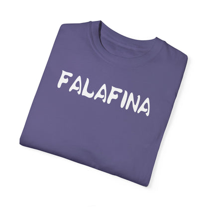 Casual Unisex T-shirt - 'FALAFINA' Graphic Tee for Everyday Comfort