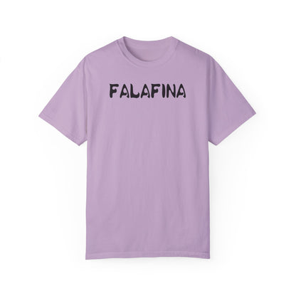 Casual Unisex T-shirt - 'FALAFINA' Graphic Tee for Everyday Comfort
