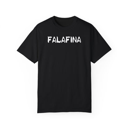 Casual Unisex T-shirt - 'FALAFINA' Graphic Tee for Everyday Comfort