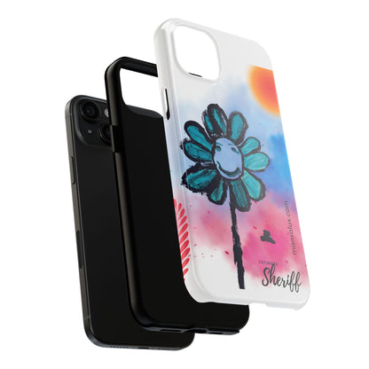 Colorful Floral Tough Phone Case - Cheerful Design by Fatuma Sheriff