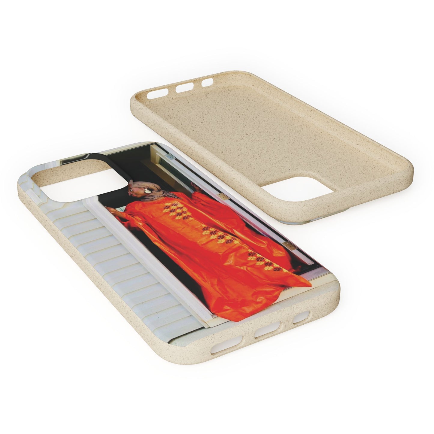 Phone Case: Eco-Friendly Biodegradable with Vibrant Cultural Design