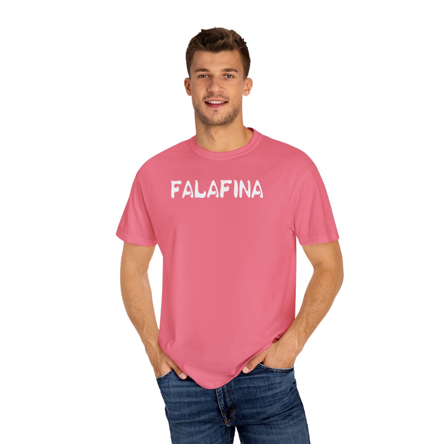 Casual Unisex T-shirt - 'FALAFINA' Graphic Tee for Everyday Comfort