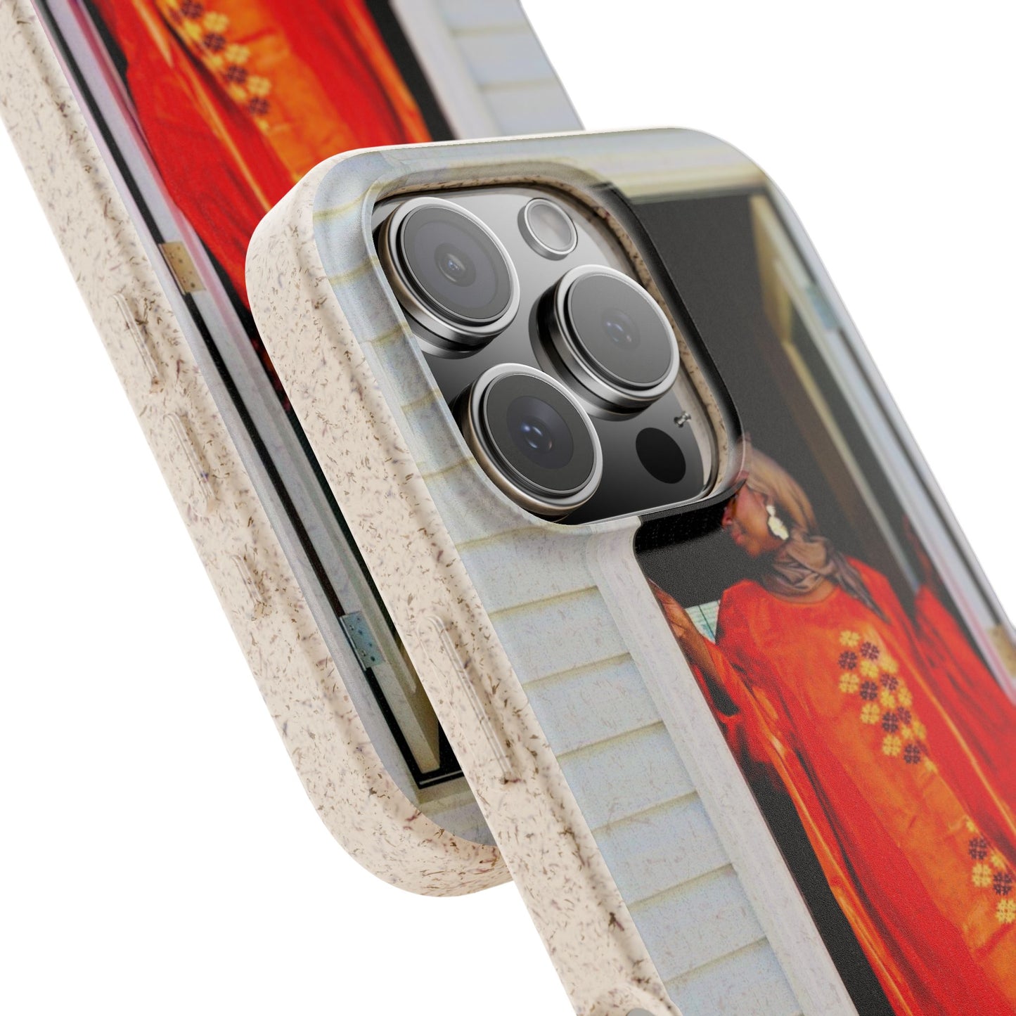 Phone Case: Eco-Friendly Biodegradable with Vibrant Cultural Design