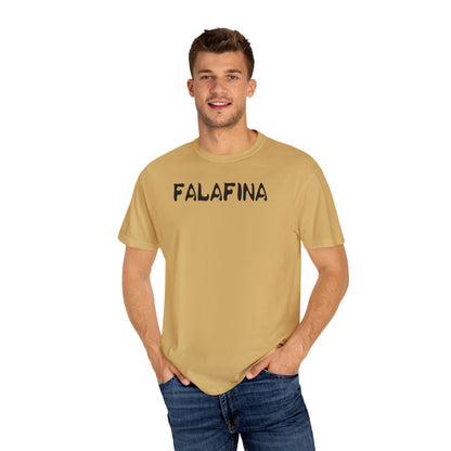 Casual Unisex T-shirt - 'FALAFINA' Graphic Tee for Everyday Comfort
