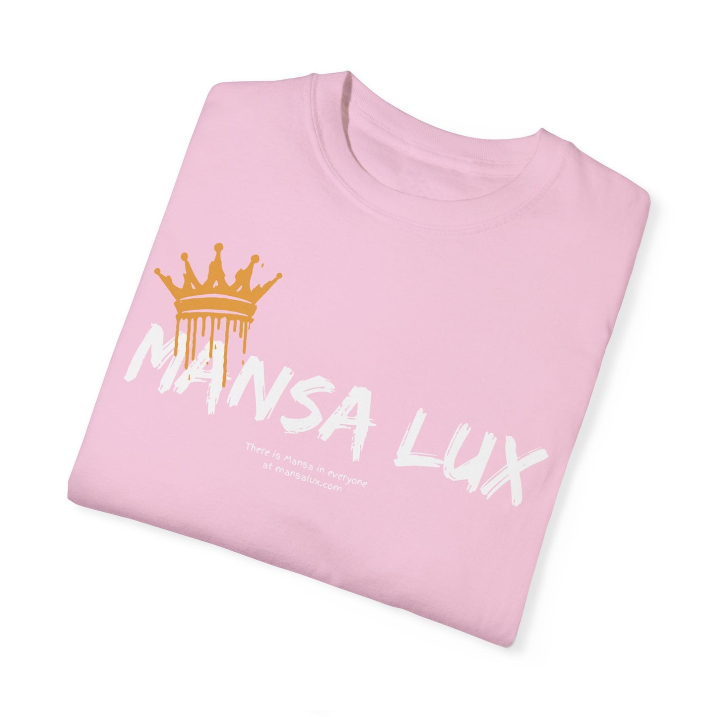 Garment-Dyed T-shirt - 'MANSA LUX' Graphic Tee for Everyday Comfort