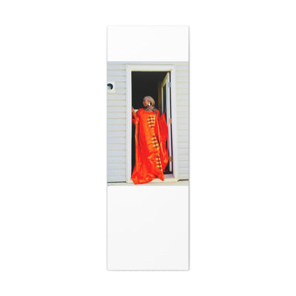 Vibrant Canvas Art Print - “ Mousso” Cultural Elegance for Home Décor