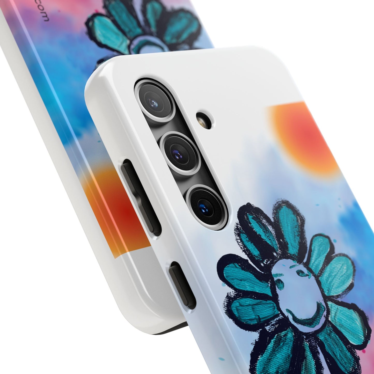 Colorful Floral Tough Phone Case - Cheerful Design by Fatuma Sheriff
