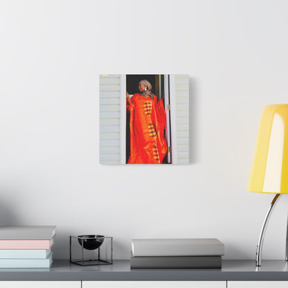 Vibrant Canvas Art Print - “ Mousso” Cultural Elegance for Home Décor