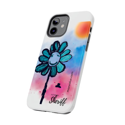Colorful Floral Tough Phone Case - Cheerful Design by Fatuma Sheriff