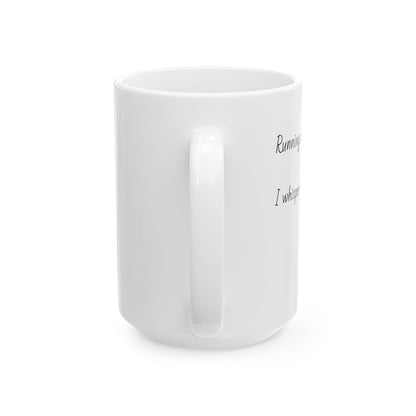 Inspirational Ceramic Coffee Mug - "Fine and Wild Dreams" - Perfect for Morning Motivation