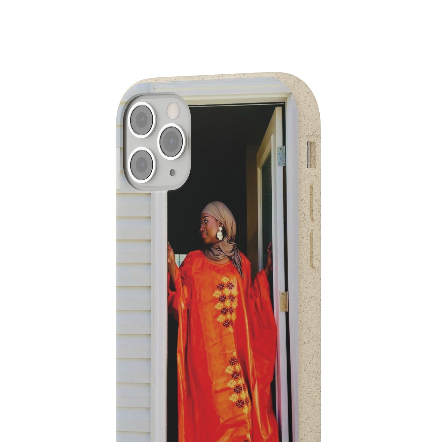 Phone Case: Eco-Friendly Biodegradable with Vibrant Cultural Design