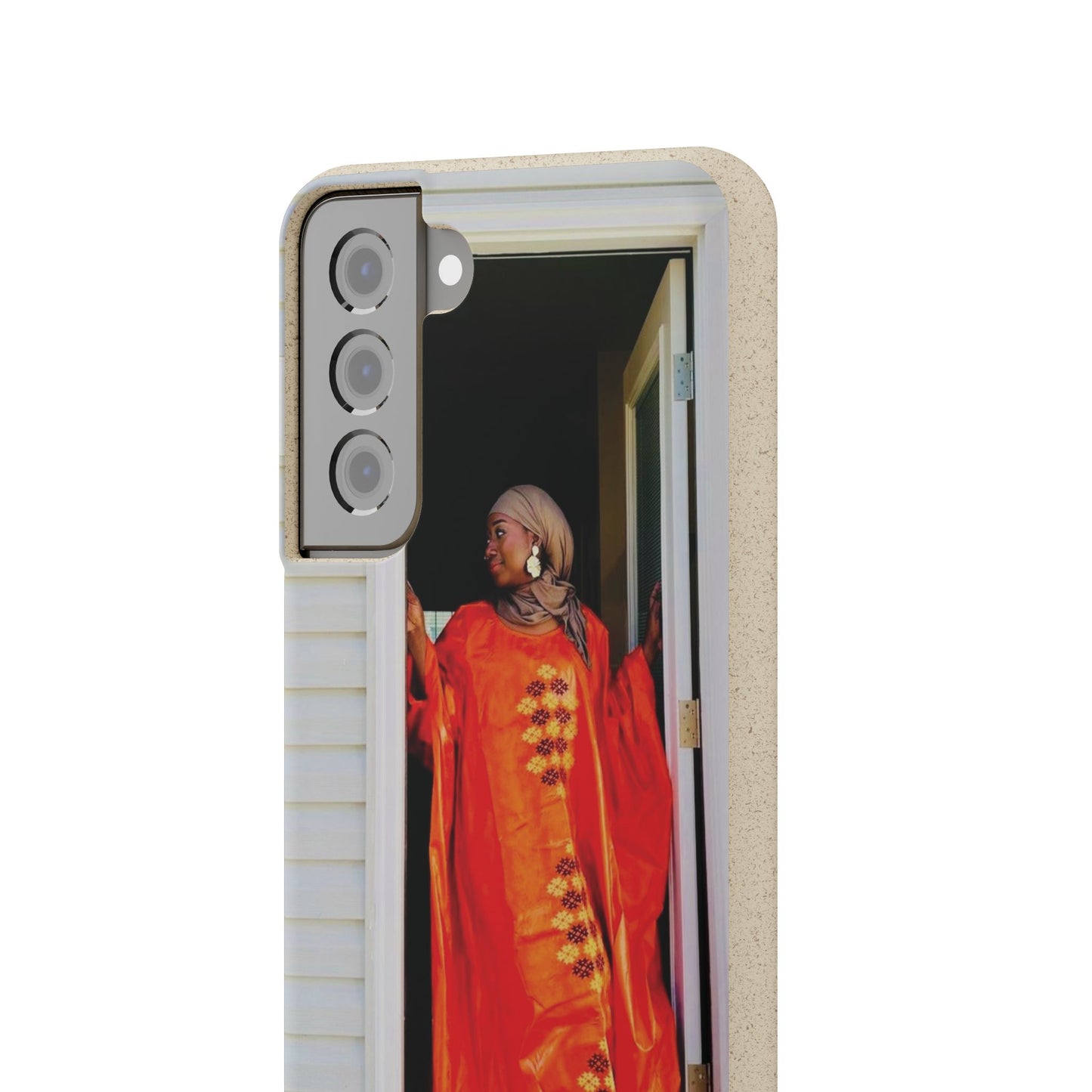 Phone Case: Eco-Friendly Biodegradable with Vibrant Cultural Design