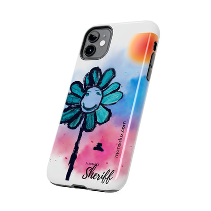 Colorful Floral Tough Phone Case - Cheerful Design by Fatuma Sheriff