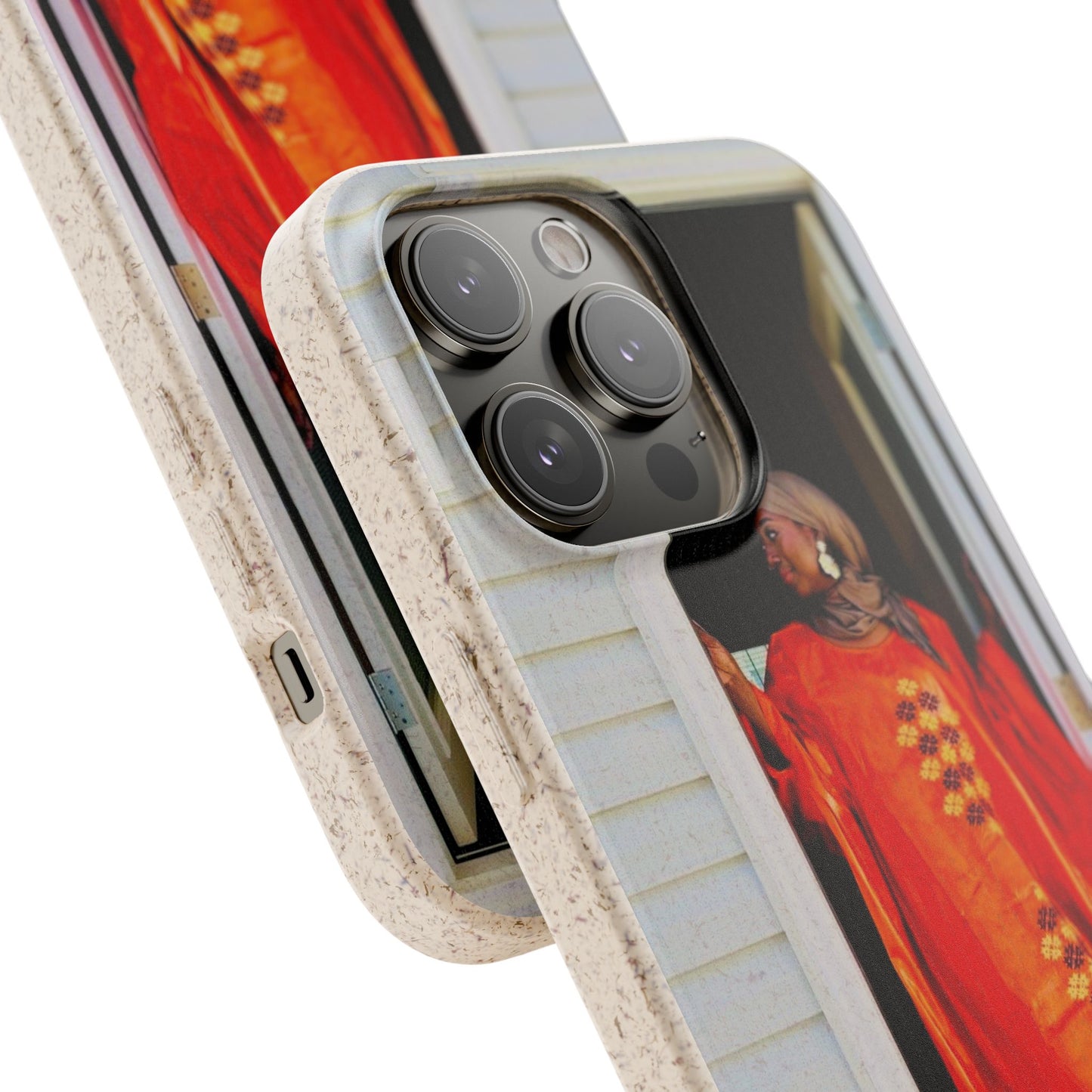 Phone Case: Eco-Friendly Biodegradable with Vibrant Cultural Design
