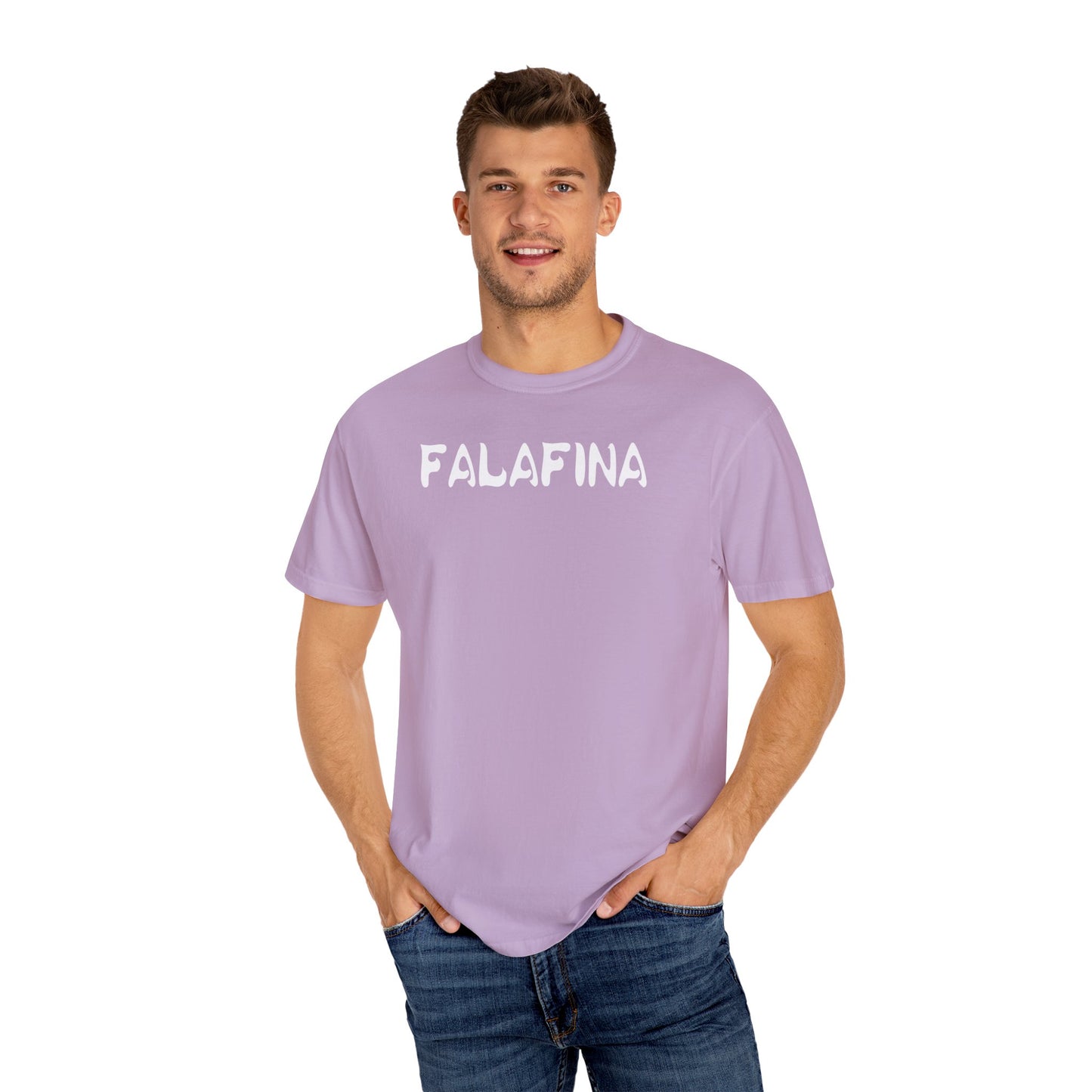 Casual Unisex T-shirt - 'FALAFINA' Graphic Tee for Everyday Comfort