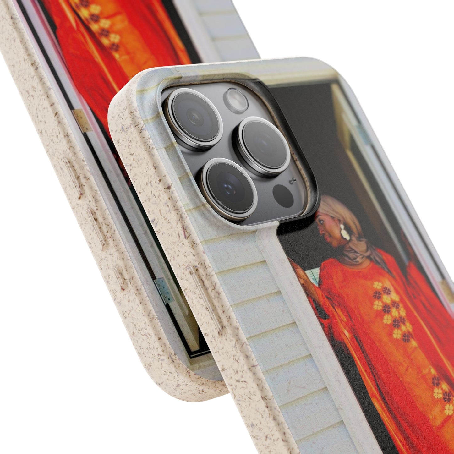 Phone Case: Eco-Friendly Biodegradable with Vibrant Cultural Design