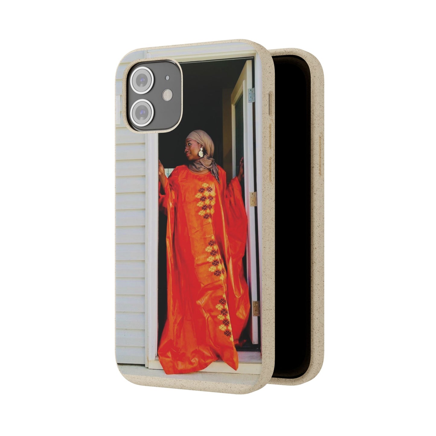 Phone Case: Eco-Friendly Biodegradable with Vibrant Cultural Design