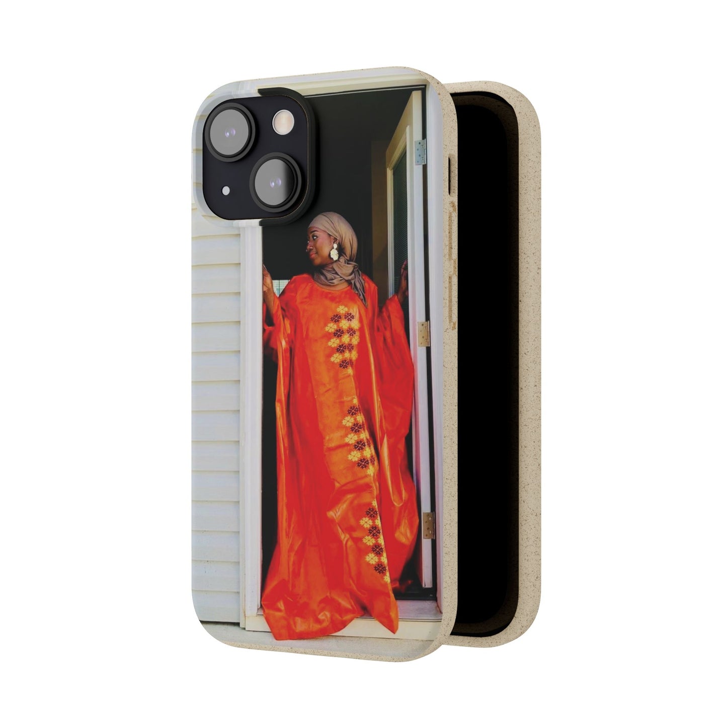 Phone Case: Eco-Friendly Biodegradable with Vibrant Cultural Design
