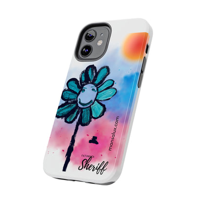 Colorful Floral Tough Phone Case - Cheerful Design by Fatuma Sheriff