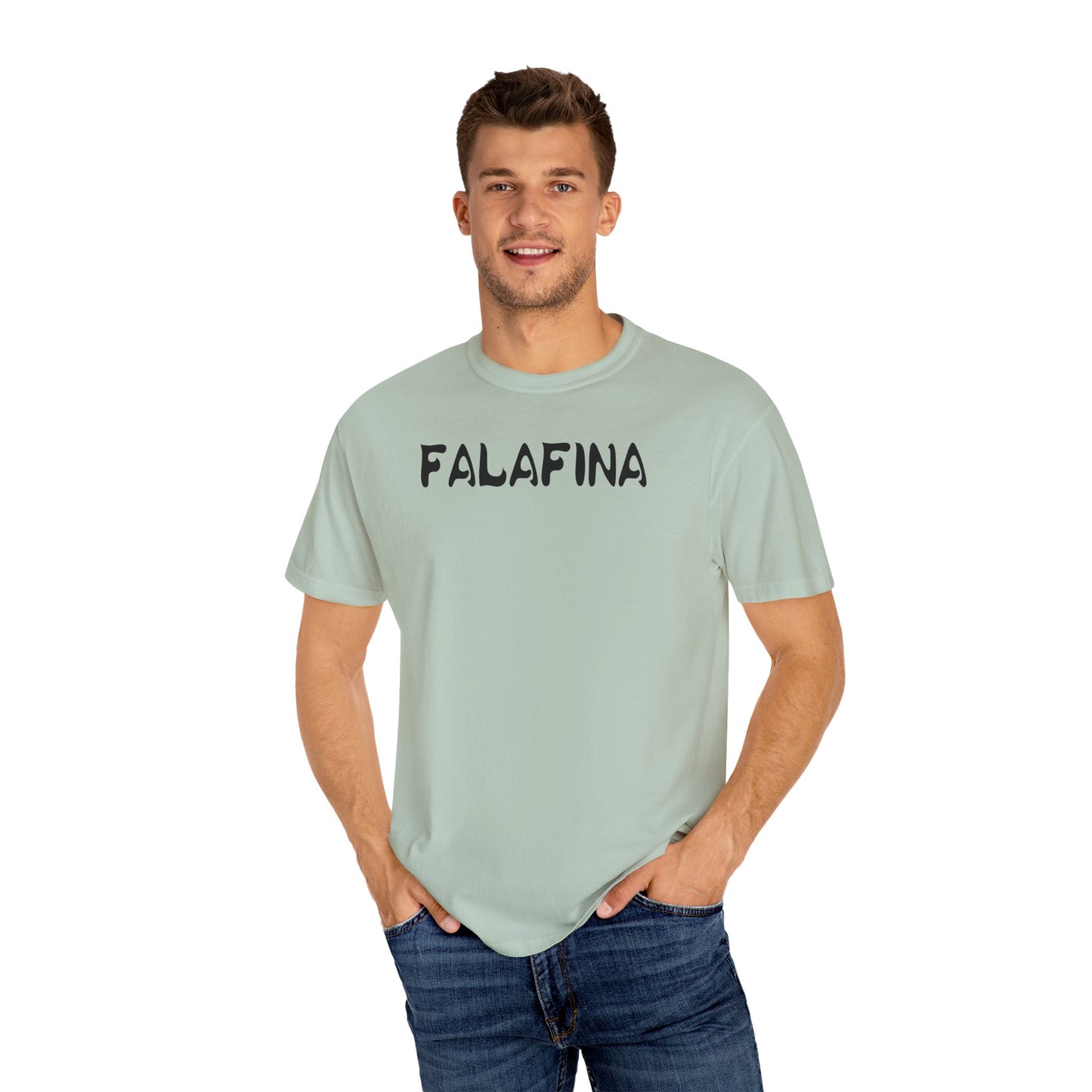 Casual Unisex T-shirt - 'FALAFINA' Graphic Tee for Everyday Comfort