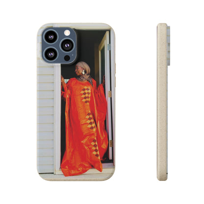 Phone Case: Eco-Friendly Biodegradable with Vibrant Cultural Design