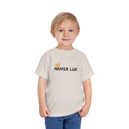 Mansa Lux Toddler Tee for Playful Days and Special Occasions