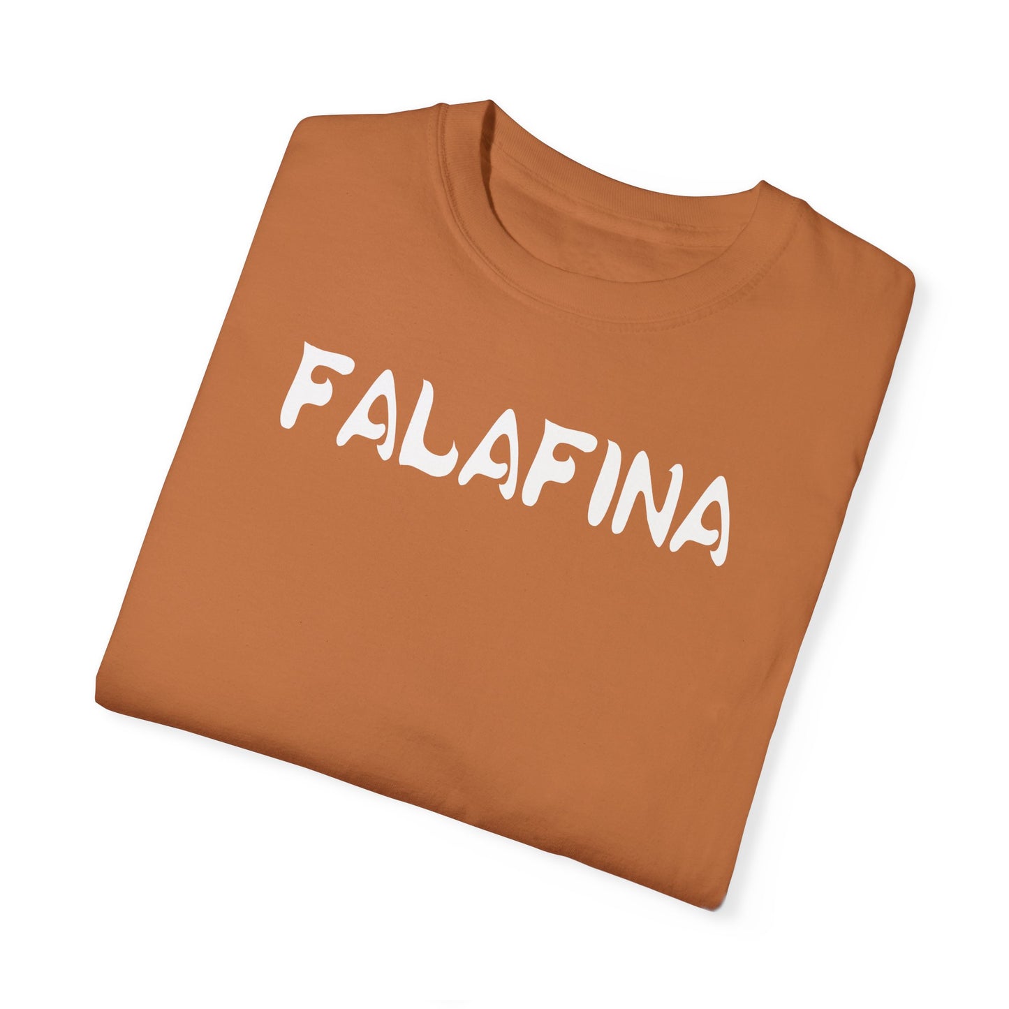 Casual Unisex T-shirt - 'FALAFINA' Graphic Tee for Everyday Comfort