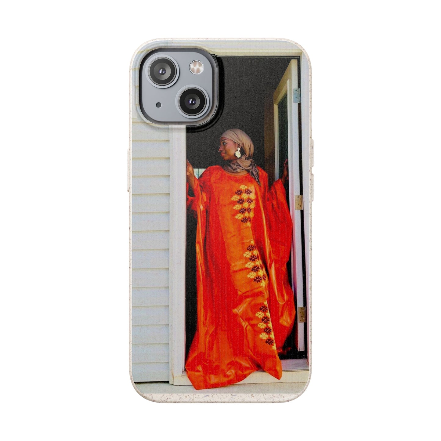 Phone Case: Eco-Friendly Biodegradable with Vibrant Cultural Design