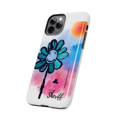 Colorful Floral Tough Phone Case - Cheerful Design by Fatuma Sheriff