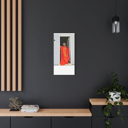 Vibrant Canvas Art Print - “ Mousso” Cultural Elegance for Home Décor