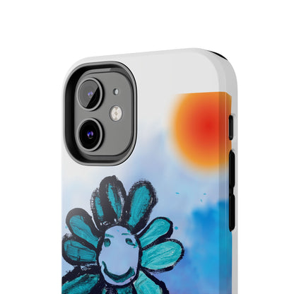 Colorful Floral Tough Phone Case - Cheerful Design by Fatuma Sheriff