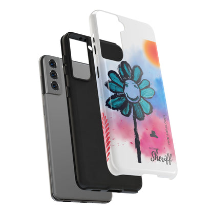 Colorful Floral Tough Phone Case - Cheerful Design by Fatuma Sheriff