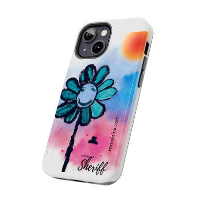 Colorful Floral Tough Phone Case - Cheerful Design by Fatuma Sheriff